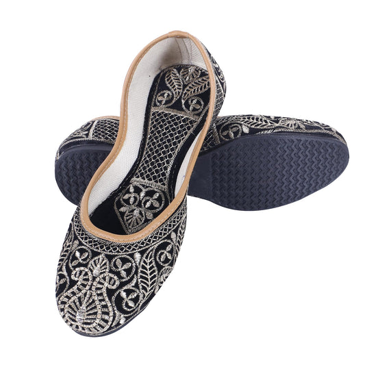 DFR Woman Embroidered Punjabi Mojari Jutti Juti for Women Shoe