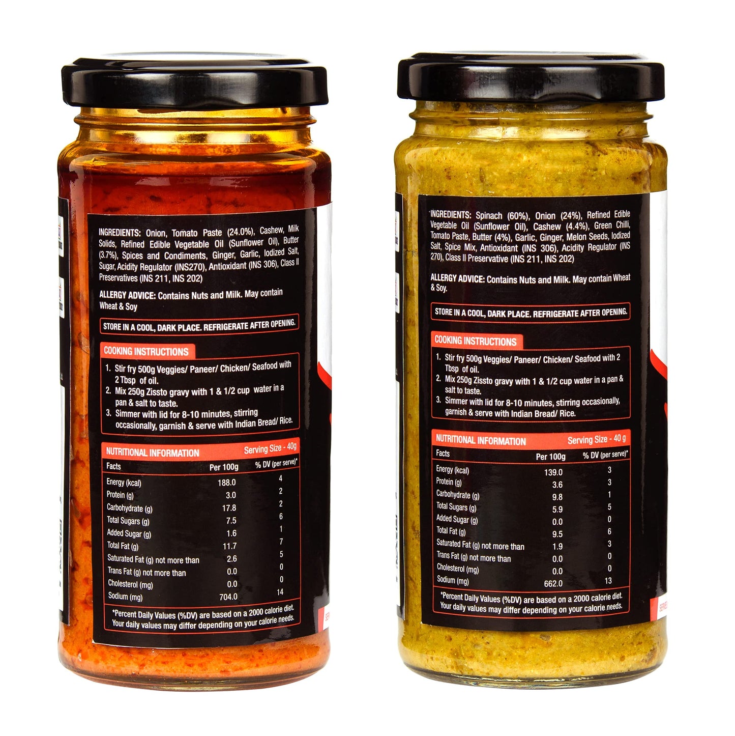Zissto Tikka Masala Paste | Ready To Cook Mix Gravy | 250gms Serves 6-8 People | All Purpose Gravy Chicken Tikka Masala, Paneer Tikka Masala, Tikka Sandwich, Paneer Kathi Roll