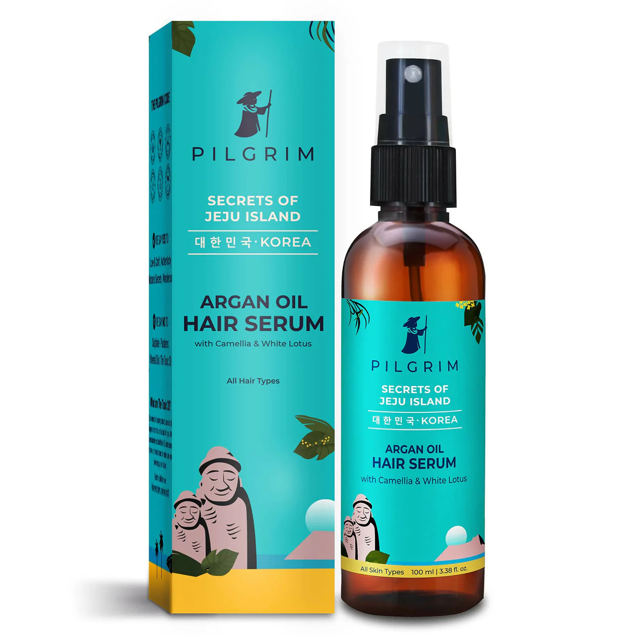 Pilgrim Redensyl 3% + Anagain 4% Advanced Hair Growth Serum (100ml) with Korean Black Rice, Controls Hair Fall, Stimulates Hair Growth, Increase Hair Density | HairGrowth Serum for Men & Women