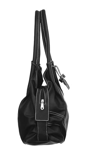 Fostelo Women's Vegan Leather Style Diva Handbag Shoulder Hobo Bag Ladies Purse (Large)
