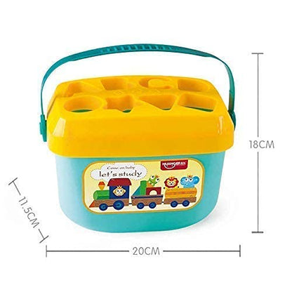 Wirescorts Angle Geometric Plastic Blocks, Sorting & Stacking Toys for Toddlers and Kids Preschool, Color Stacker Shape Sorter Gift Educational Learning Toy for 1 2 3 Years Boys and Girls, Multicolor