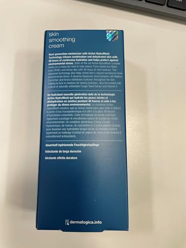 Dermalogica Skin Smoothing Cream - Face Moisturizer with Vitamin C and Vitamin E - Infuses Skin with 48 Hours of Continuous Hydration