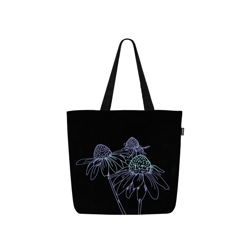 Ecoright Large Canvas Tote Bag for Women, Zipper Handbags for Women Inner Pocket for Shopping, Office & Daily Use
