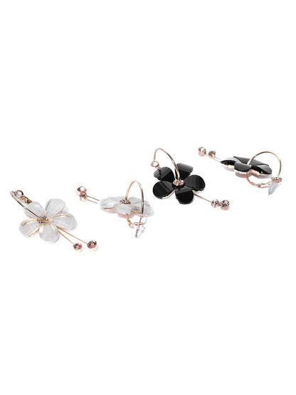 YouBella Jewellery Earings Gold Plated Floral Earrings for Girls and Women