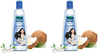 Parachute Advansed Jasmine Enriched Coconut Hair Oil with Vitamin-E | For Scalp Nourishment| Stronger, Softer, Silkier Hair | Indian Hair Oil | All Hair Types| 10.1 Fl.oz