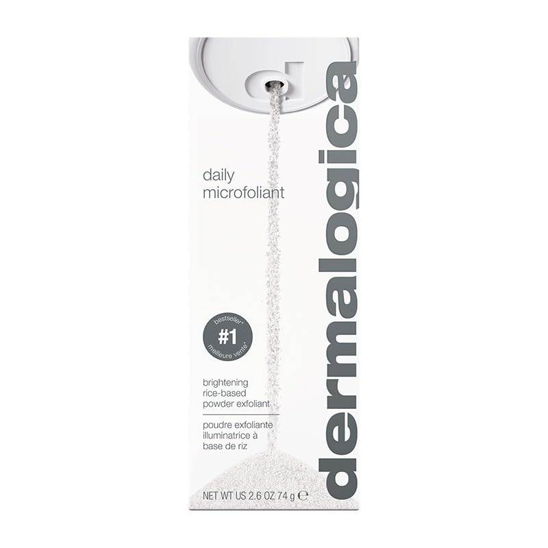 Dermalogica Daily Microfoliant, Face Exfoliator Scrub Powder with Salicylic Acid and Papaya Enzyme, Achieve Brighter, Smoother Skin Daily