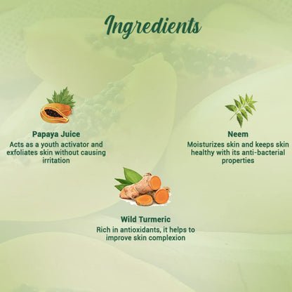 Biotique Papaya Tan Removal Brightening & Revitalizing Face Scrub | Gentle Exfoliation | Smooth and Clear Complexation | 100% Botanical Extracts| Suitable for All Skin Types | 75g
