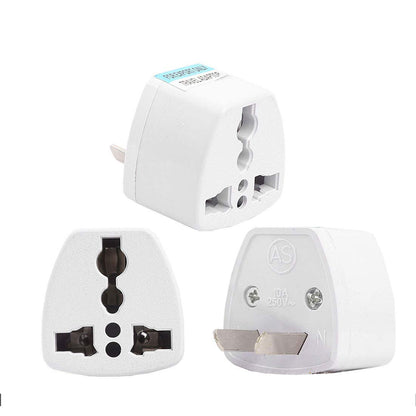 Hi-PLASST (3pcs) Type-A US Converter Plug // India to USA Universal Travel Adapter for USA, Canada, Mexico, Brazil, Philippines, Cuba, Thailand, Taiwan, Japan, Panama, etc