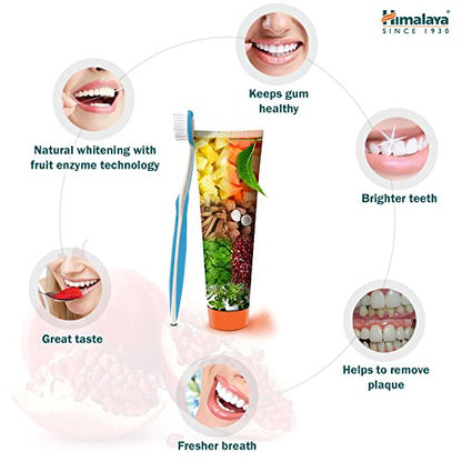 Himalaya Botanique Whitening Complete Care Toothpaste, Teeth Whitening, Fights Plaque, Fluoride Free, No Artificial Flavors, SLS Free, Cruelty Free, Foaming, Simply Mint Flavor, 5.29 Oz, 2 Pack