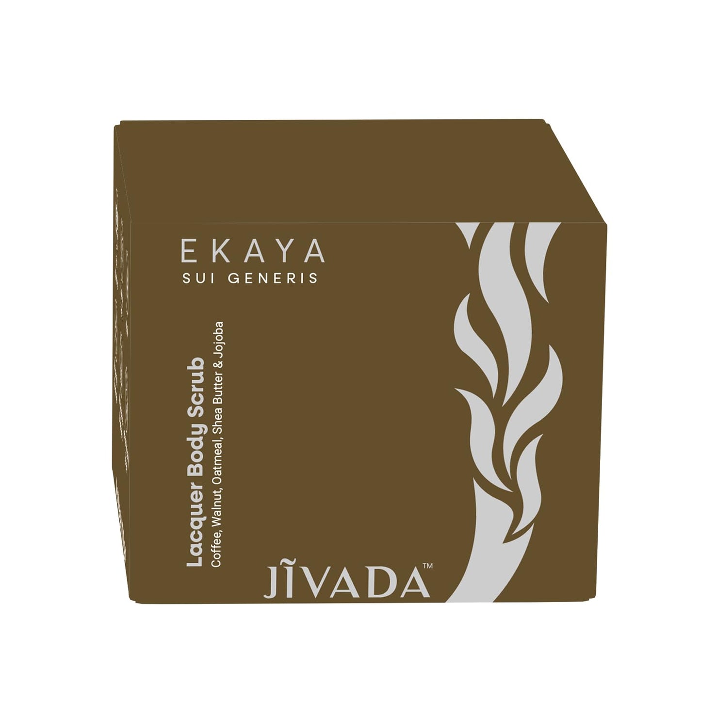 Jivada Lacquer Body Scrub with Walnut, Oatmeal & Kaolin Clay | Tan Removal, Dead & Dull Bumpy Skin| Brightened Smooth Skin | All Skin Types | Women & Men | Sulphate & Paraben Free |100g