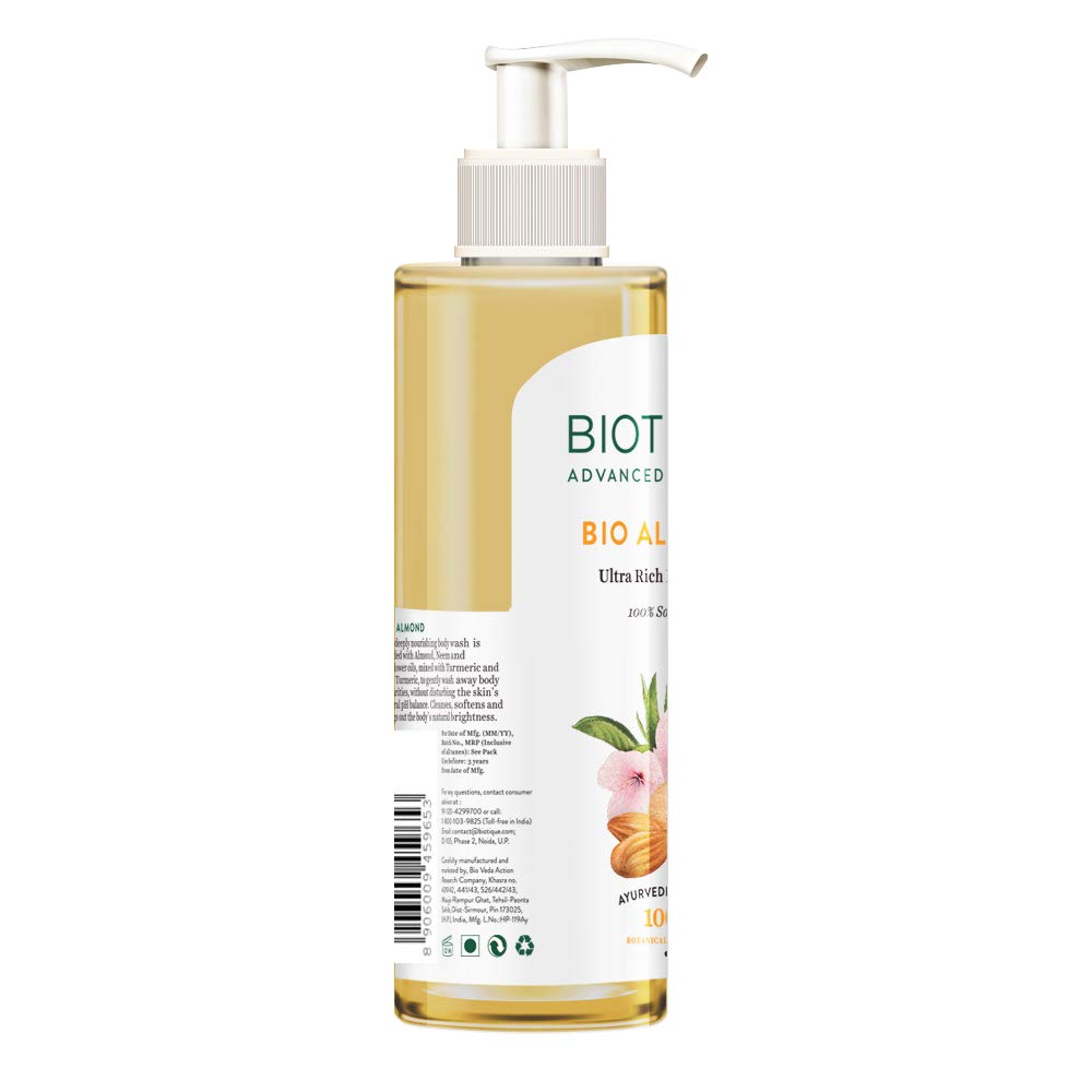 Biotique Bio Apricot Refreshing Body Wash, 190ml And Biotique Bio Honey Gel Refreshing Foaming Face Cleanser, 120ml