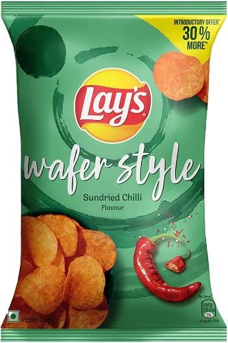 Lay's Potato Chips, India's Magic Masala Flavour, Crunchy Chips & Snacks 3 PACK
