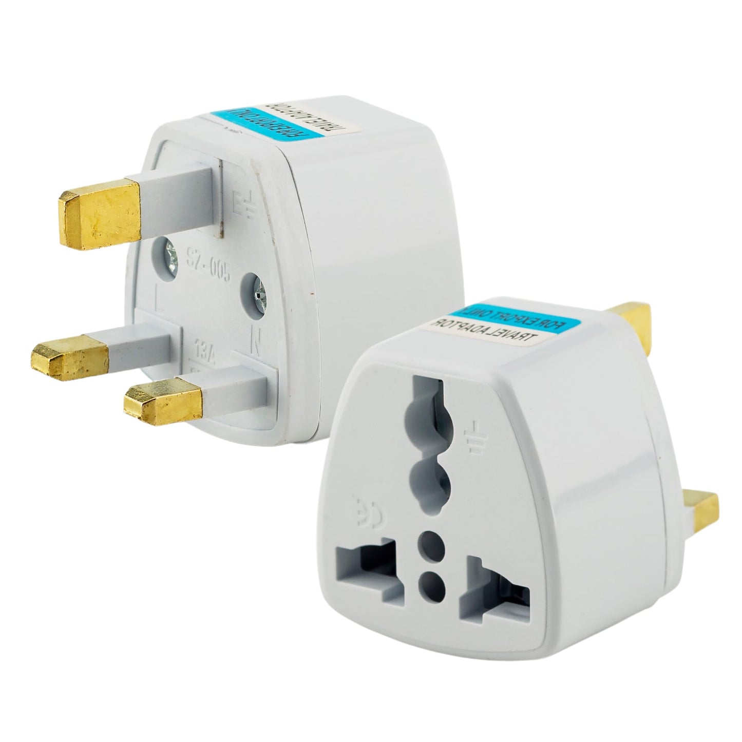Hi-PLASST (3pcs) Type-A US Converter Plug // India to USA Universal Travel Adapter for USA, Canada, Mexico, Brazil, Philippines, Cuba, Thailand, Taiwan, Japan, Panama, etc