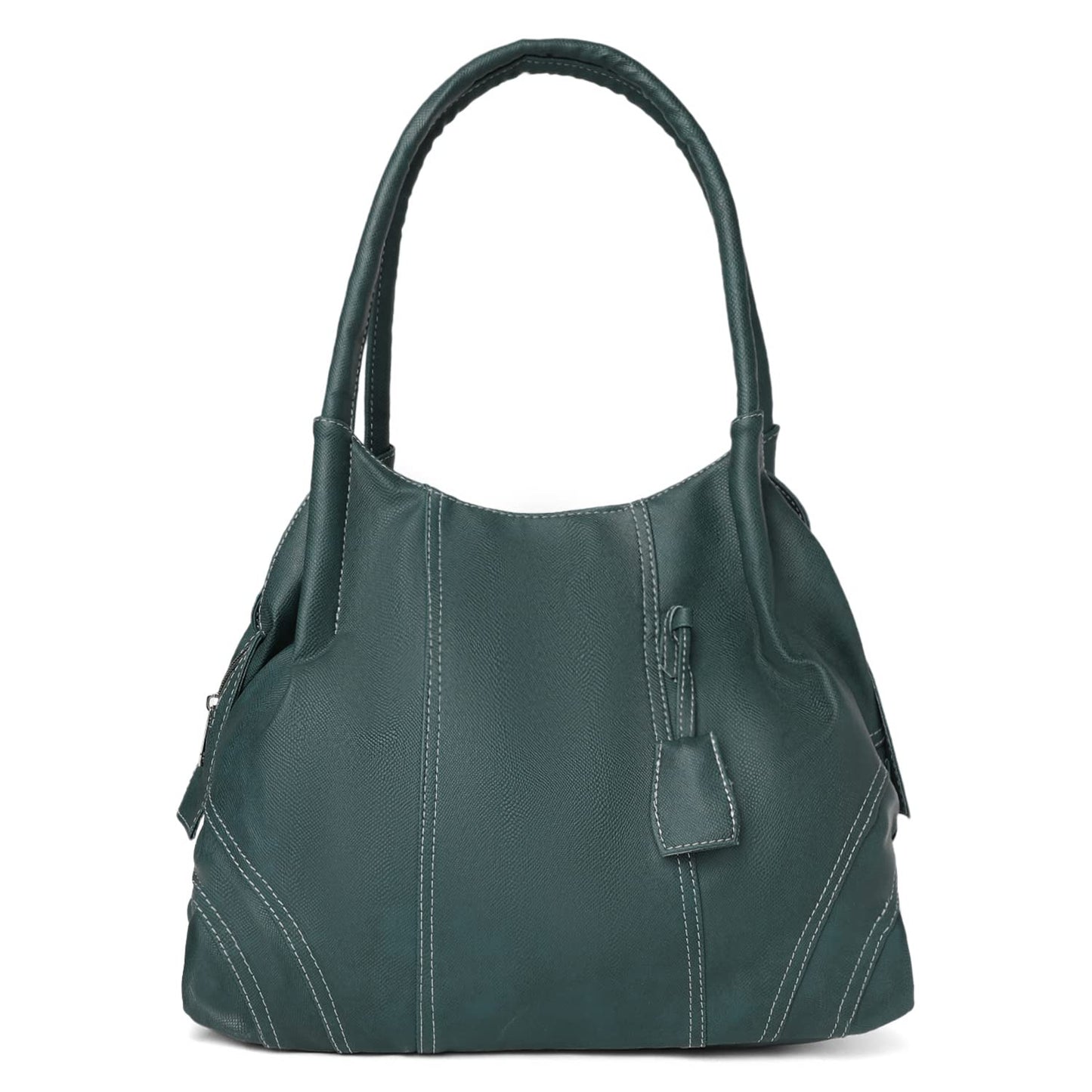Fostelo Women's Vegan Leather Style Diva Handbag Shoulder Hobo Bag Ladies Purse (Large)