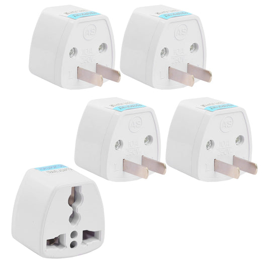 Hi-PLASST (3pcs) Type-A US Converter Plug // India to USA Universal Travel Adapter for USA, Canada, Mexico, Brazil, Philippines, Cuba, Thailand, Taiwan, Japan, Panama, etc