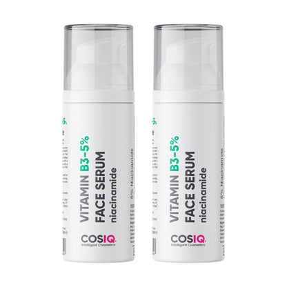 Cos-IQ 5% Niacinamide Face Serum for Clear Glowing Skin, Reduces Dullness, Hydrates & Repairs Skin with Vit B3 & Hyaluronic Acid, Day & Night Serum | For Women & Men | 30ml