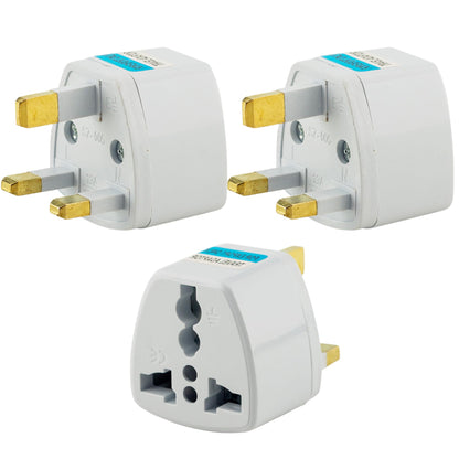 Hi-PLASST (3pcs) Type-A US Converter Plug // India to USA Universal Travel Adapter for USA, Canada, Mexico, Brazil, Philippines, Cuba, Thailand, Taiwan, Japan, Panama, etc