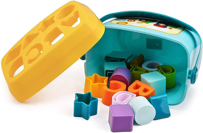 Wirescorts Angle Geometric Plastic Blocks, Sorting & Stacking Toys for Toddlers and Kids Preschool, Color Stacker Shape Sorter Gift Educational Learning Toy for 1 2 3 Years Boys and Girls, Multicolor