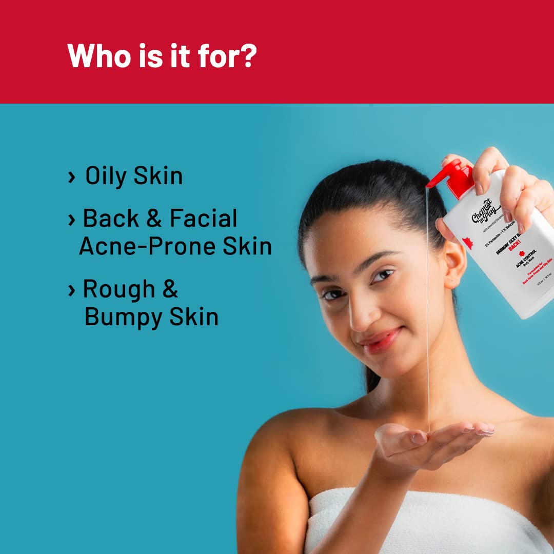 Body Wash Exfoliating For Dry Rough Bumpy Strawberry Skin With 1% Salicylic Acid 2% Lactic Acid And Ceramides For Men And Women (7.9 Ounce)