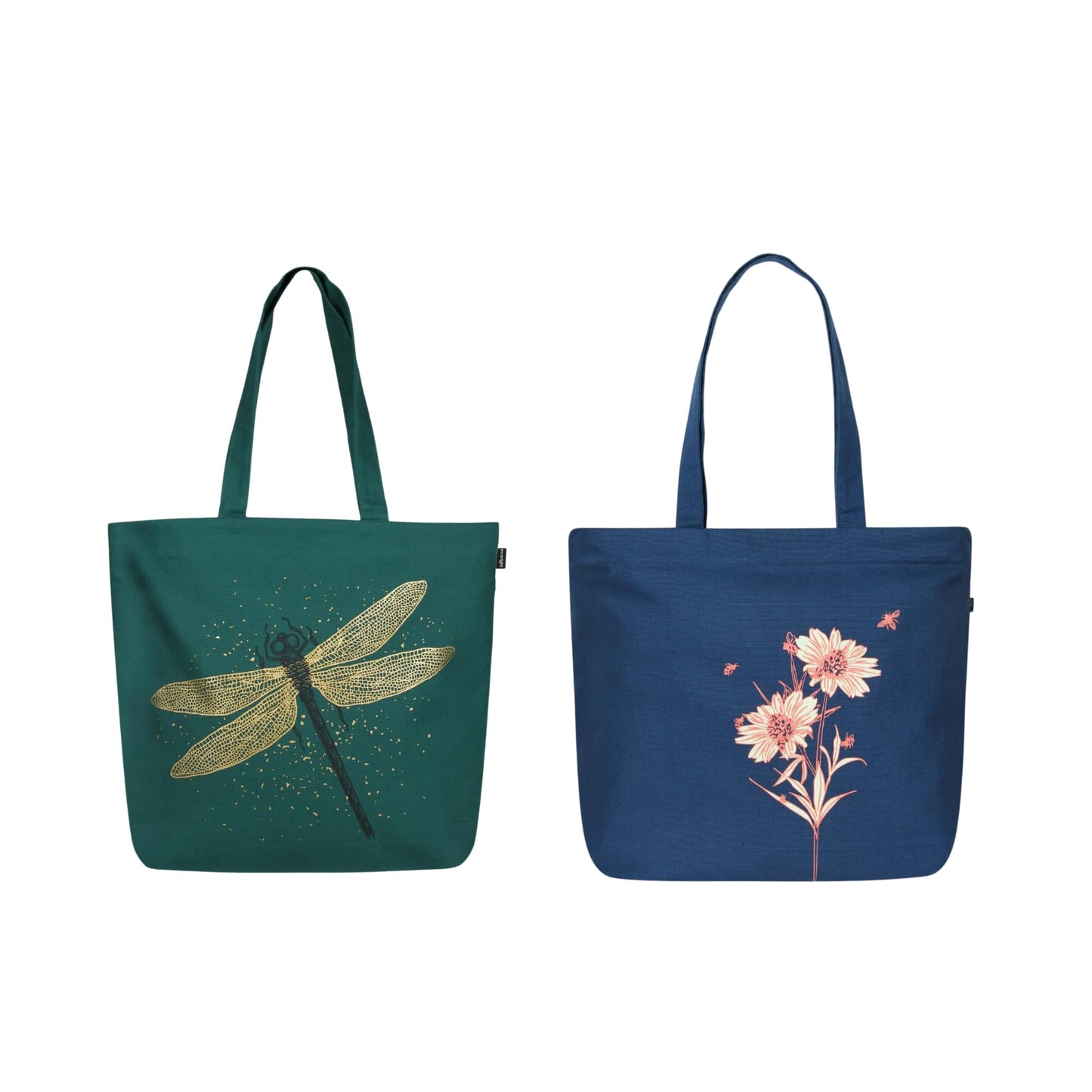 Ecoright Large Canvas Tote Bag for Women, Zipper Handbags for Women Inner Pocket for Shopping, Office & Daily Use