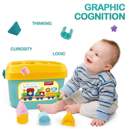 Wirescorts Angle Geometric Plastic Blocks, Sorting & Stacking Toys for Toddlers and Kids Preschool, Color Stacker Shape Sorter Gift Educational Learning Toy for 1 2 3 Years Boys and Girls, Multicolor