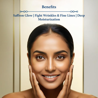 Blue Nectar Ayurvedic Anti Aging Cream For Women For Collagen Boost And Deep Moisturizer For Face Naturally Skin Firming Face Cream (14 Herbs 50g)