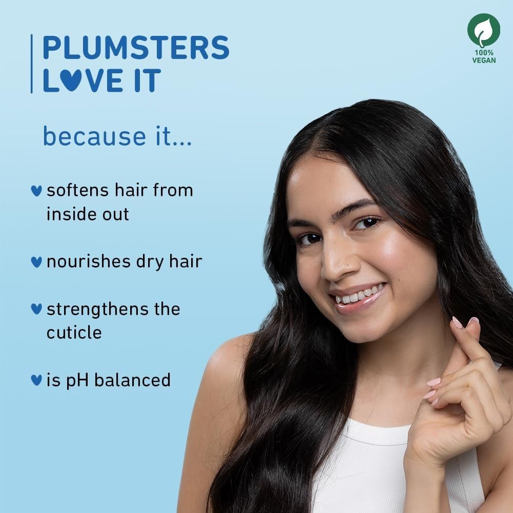 Pl.um Coconut Milk & Peptides strength & shine shampoo | Contains coconut milk, pea peptide | enhances hair's shine and strengthens hair | Paraben-Free| 100% vegan | 250ml