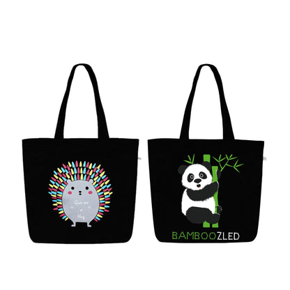 Ecoright Large Canvas Tote Bag for Women, Zipper Handbags for Women Inner Pocket for Shopping, Office & Daily Use