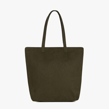 Ecoright Large Canvas Tote Bag for Women, Zipper Handbags for Women Inner Pocket for Shopping, Office & Daily Use