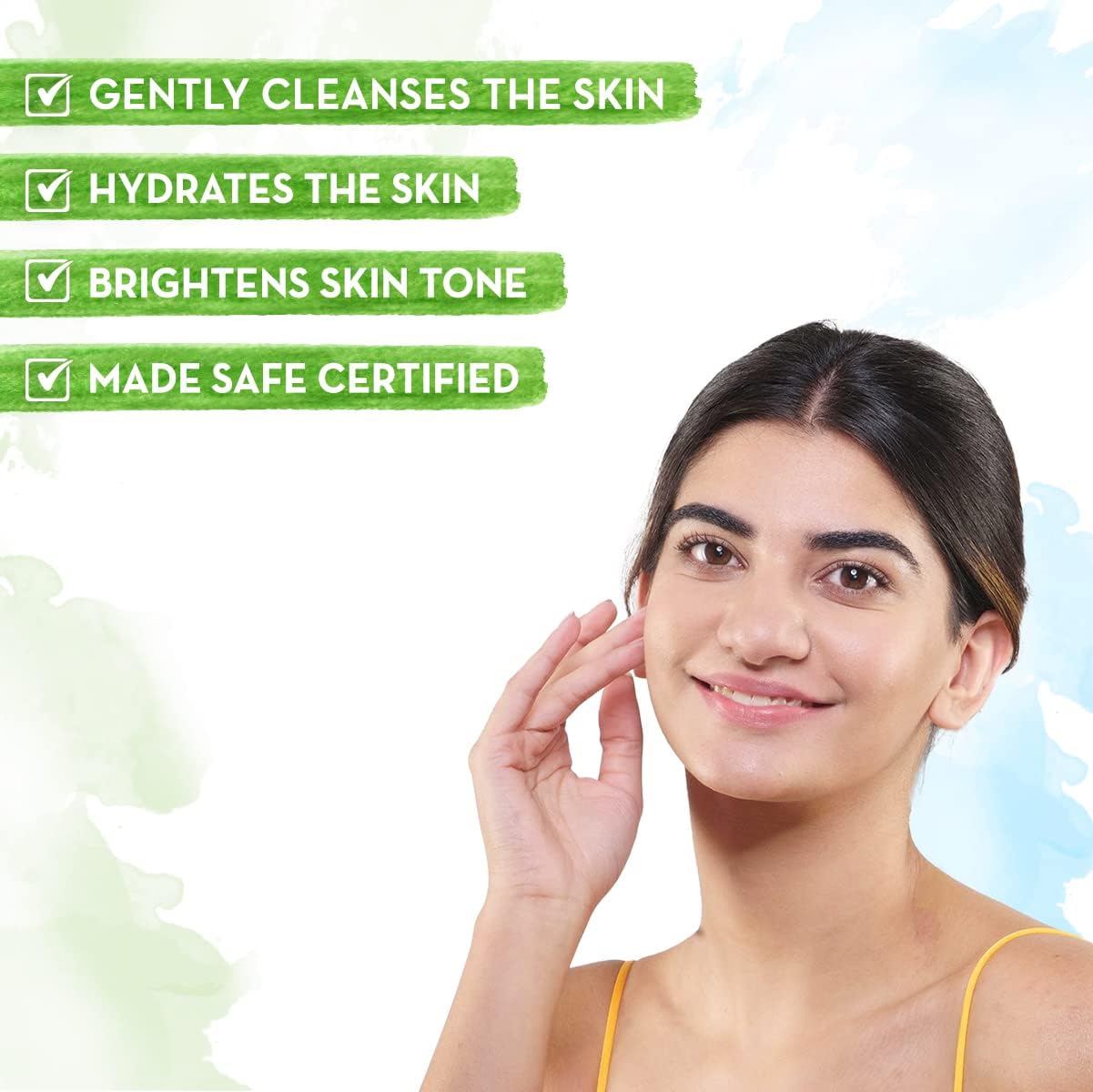 MAMAEARTH Rice Water Face Wash with Niacinamide for Clear, Glass Skin | Deep Cleansing | Gentle Daily Cleanser for Women & Men | 3.38 Fl Oz (100ml)
