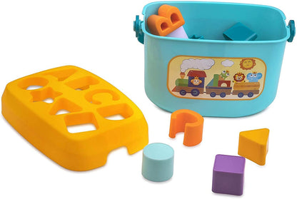Wirescorts Angle Geometric Plastic Blocks, Sorting & Stacking Toys for Toddlers and Kids Preschool, Color Stacker Shape Sorter Gift Educational Learning Toy for 1 2 3 Years Boys and Girls, Multicolor