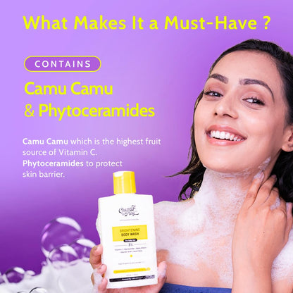 Body Wash Exfoliating For Dry Rough Bumpy Strawberry Skin With 1% Salicylic Acid 2% Lactic Acid And Ceramides For Men And Women (7.9 Ounce)