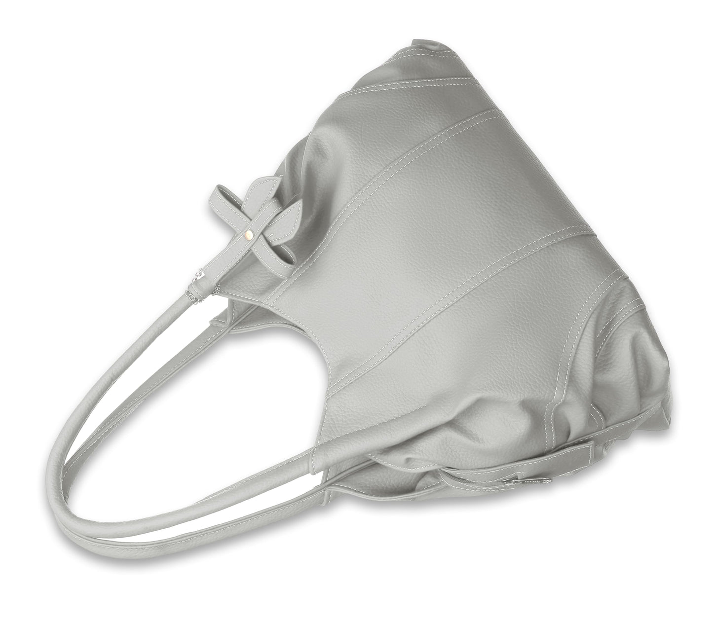 Fostelo Women's Vegan Leather Style Diva Handbag Shoulder Hobo Bag Ladies Purse (Large)