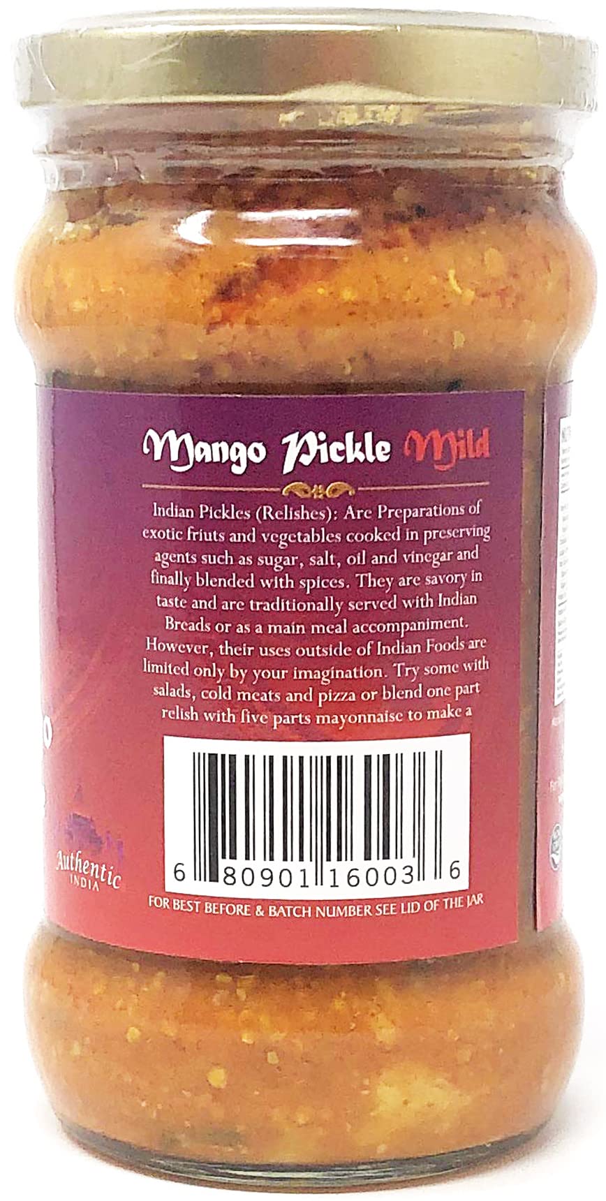 Rani Lime Pickle Hot (Achar, Spicy Indian Relish) 10.5oz (300g) Glass Jar ~ Vegan | Gluten Free | NON-GMO | No Colors | Popular Indian Condiment, Indian Origin