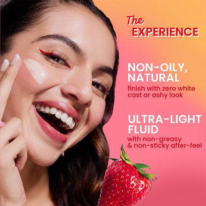 Dot. And Key Strawberry Dew Tinted Sunscreen SPF 50+ Pa++++ - 03 Sand | Protection Against UA/UB | Broad Spectrum, Water & Sweat resistant | For All Skin Types | 50ml