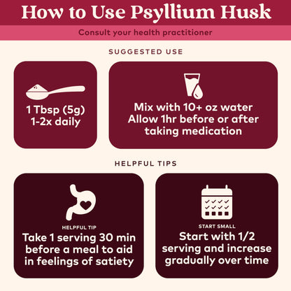 ORGANIC INDIA Whole Psyllium Husk Powder Organic - Psyllium Husk Fiber Supplement, Digestion Support, Vegan, Gluten-Free, Non-GMO, Soluble & Insoluble Fiber Source - 12 oz (Pack of 1)