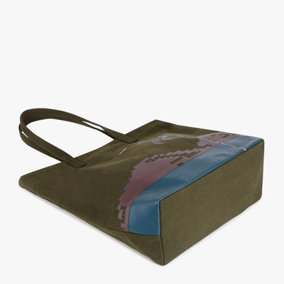 Ecoright Large Canvas Tote Bag for Women, Zipper Handbags for Women Inner Pocket for Shopping, Office & Daily Use