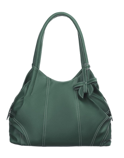 Fostelo Women's Vegan Leather Style Diva Handbag Shoulder Hobo Bag Ladies Purse (Large)