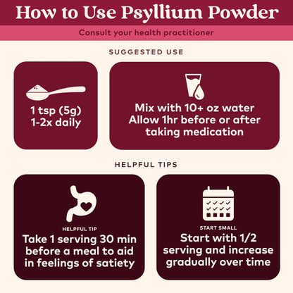 ORGANIC INDIA Whole Psyllium Husk Powder Organic - Psyllium Husk Fiber Supplement, Digestion Support, Vegan, Gluten-Free, Non-GMO, Soluble & Insoluble Fiber Source - 12 oz (Pack of 1)