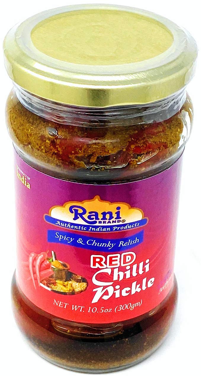 Rani Lime Pickle Hot (Achar, Spicy Indian Relish) 10.5oz (300g) Glass Jar ~ Vegan | Gluten Free | NON-GMO | No Colors | Popular Indian Condiment, Indian Origin