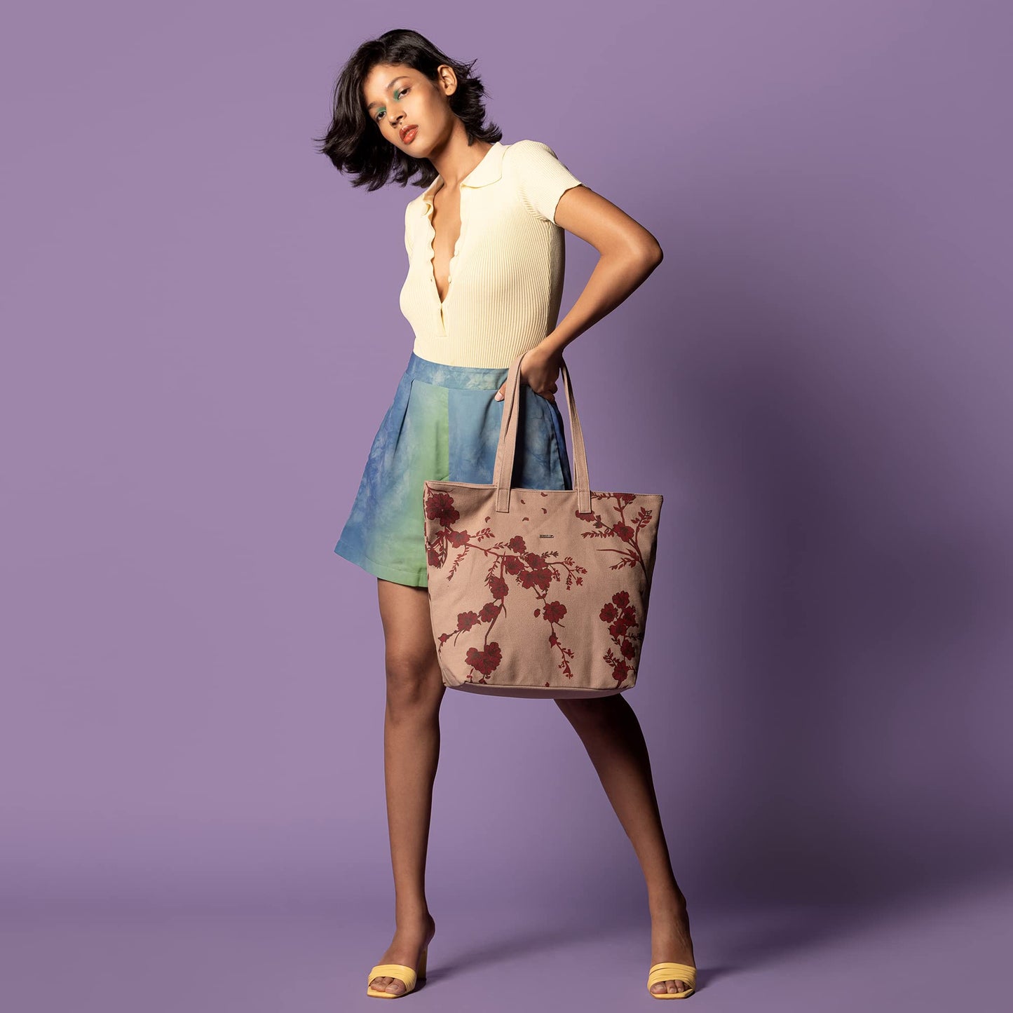 Ecoright Large Canvas Tote Bag for Women, Zipper Handbags for Women Inner Pocket for Shopping, Office & Daily Use