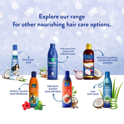 Parachute Advansed Jasmine Enriched Coconut Hair Oil with Vitamin-E | For Scalp Nourishment| Stronger, Softer, Silkier Hair | Indian Hair Oil | All Hair Types| 10.1 Fl.oz