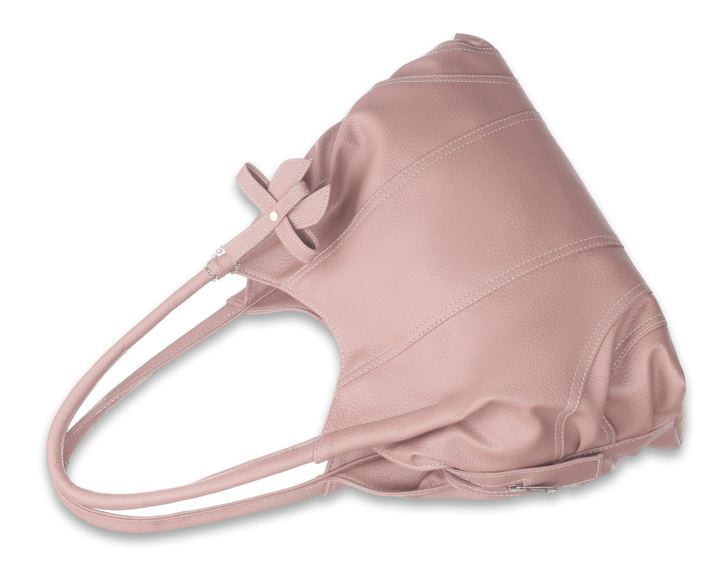 Fostelo Women's Vegan Leather Style Diva Handbag Shoulder Hobo Bag Ladies Purse (Large)