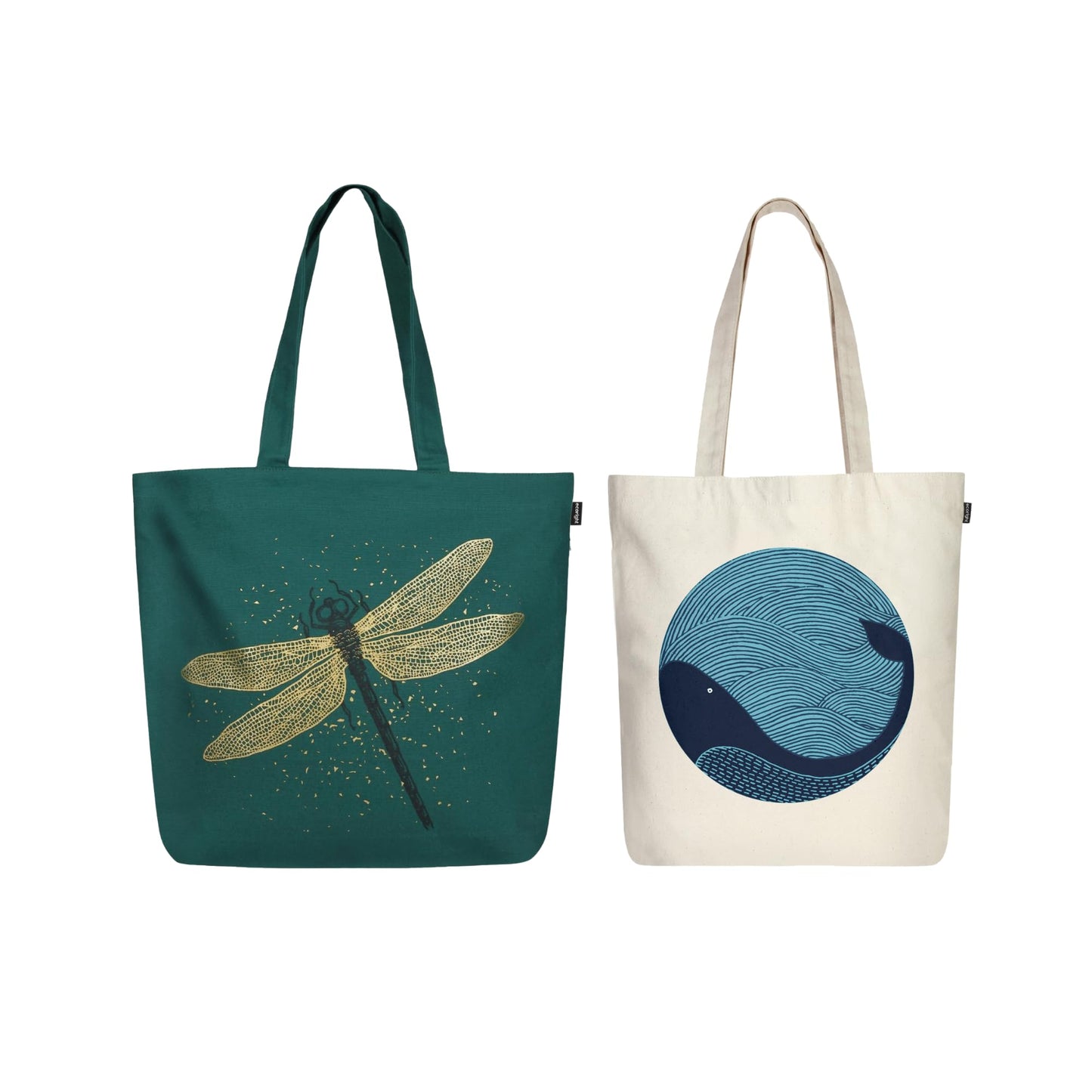 Ecoright Large Canvas Tote Bag for Women, Zipper Handbags for Women Inner Pocket for Shopping, Office & Daily Use
