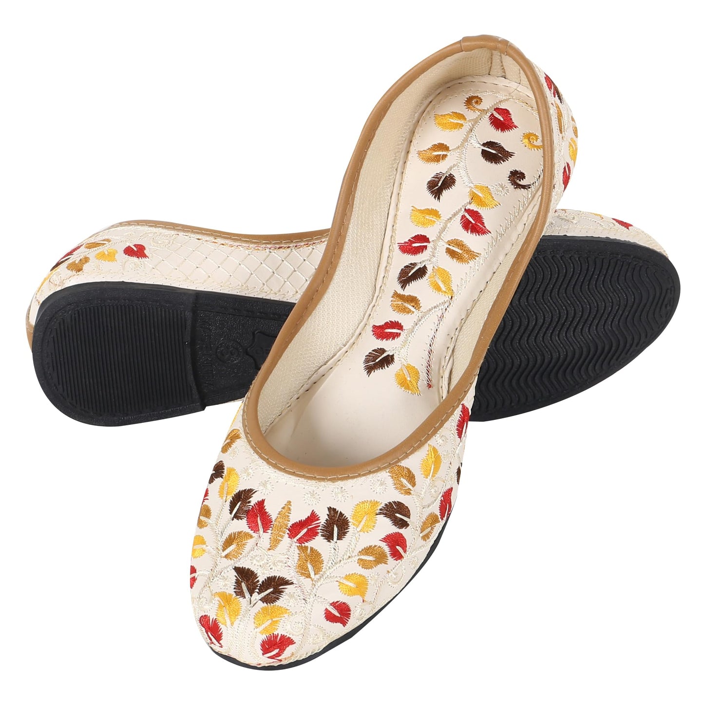 DFR Woman Embroidered Punjabi Mojari Jutti Juti for Women Shoe