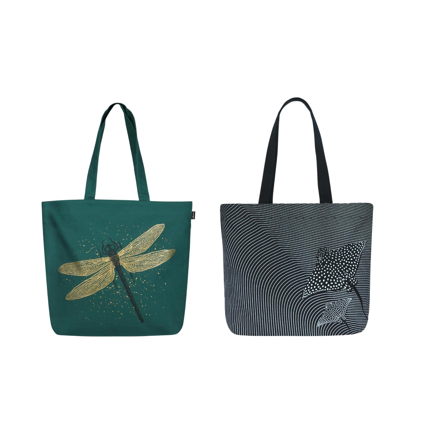 Ecoright Large Canvas Tote Bag for Women, Zipper Handbags for Women Inner Pocket for Shopping, Office & Daily Use