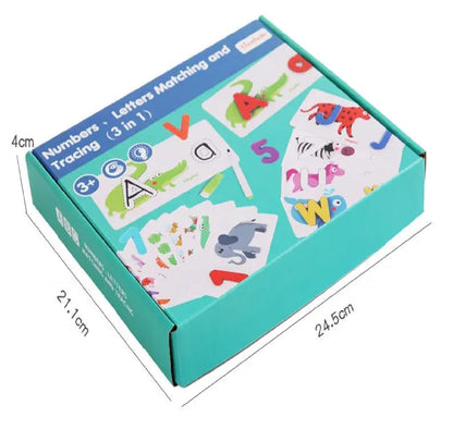 Chocozone Wooden Learning Educational Game Board for Kids, Puzzle Toys for 2 Years Old Boys & Girls (Alphabets, Numbers & Shapes)