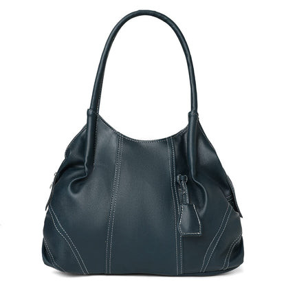 Fostelo Women's Vegan Leather Style Diva Handbag Shoulder Hobo Bag Ladies Purse (Large)
