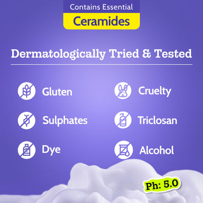 Body Wash Exfoliating For Dry Rough Bumpy Strawberry Skin With 1% Salicylic Acid 2% Lactic Acid And Ceramides For Men And Women (7.9 Ounce)