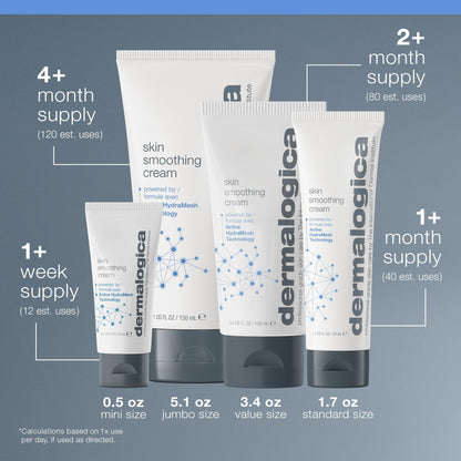 Dermalogica Skin Smoothing Cream - Face Moisturizer with Vitamin C and Vitamin E - Infuses Skin with 48 Hours of Continuous Hydration